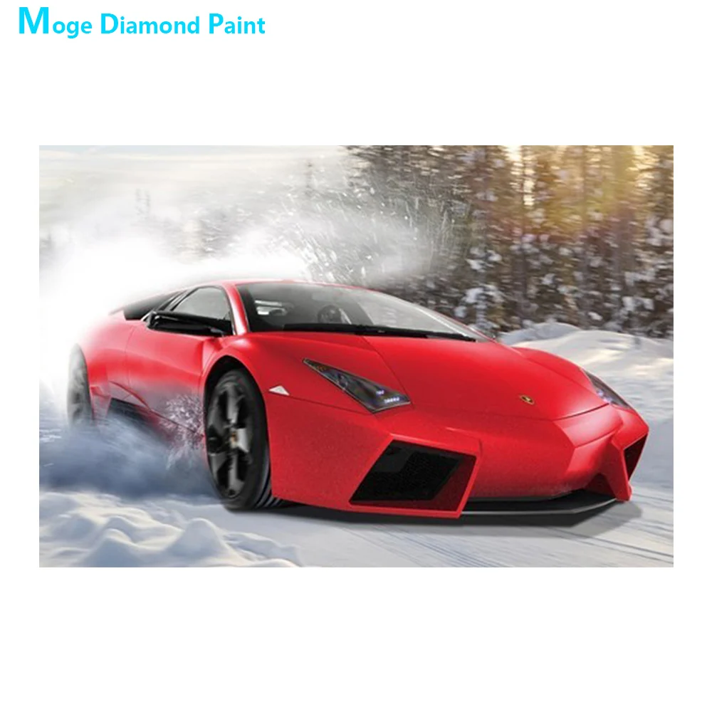 Спортивный автомобиль алмазов картина круглый полный дрель мультфильм nouveauteбыл