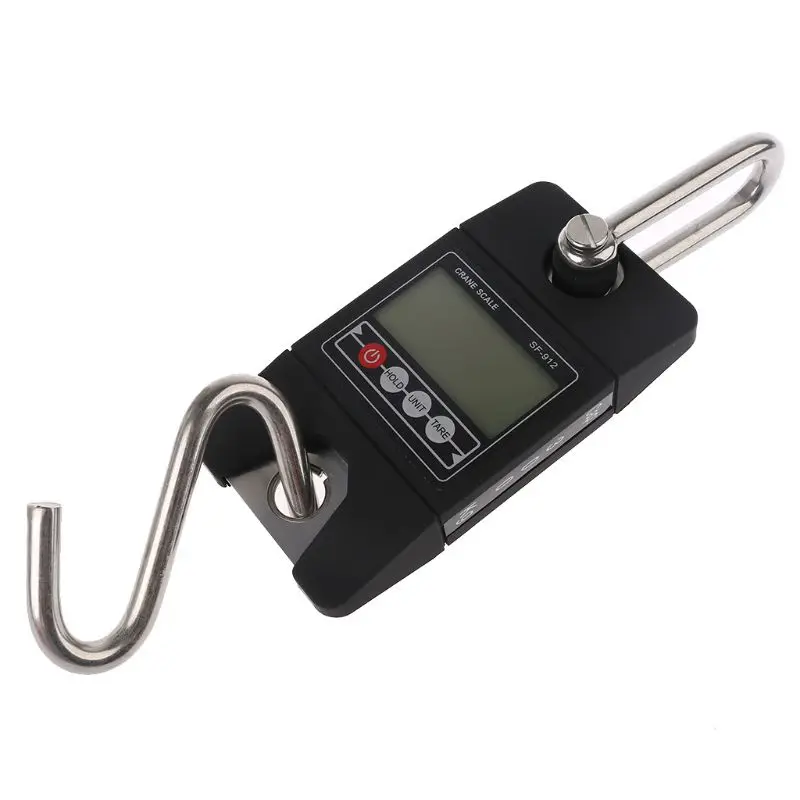Digital Hanging Scale 300 KG / 660 LBS Industrial Crane Scale SF-912 Black  for Home Farm Factory Hunting