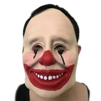 

Funny Scary Evil Clown Mask Latex Rubber Joker Mask Halloween Costume Clown Face Mask for Adults