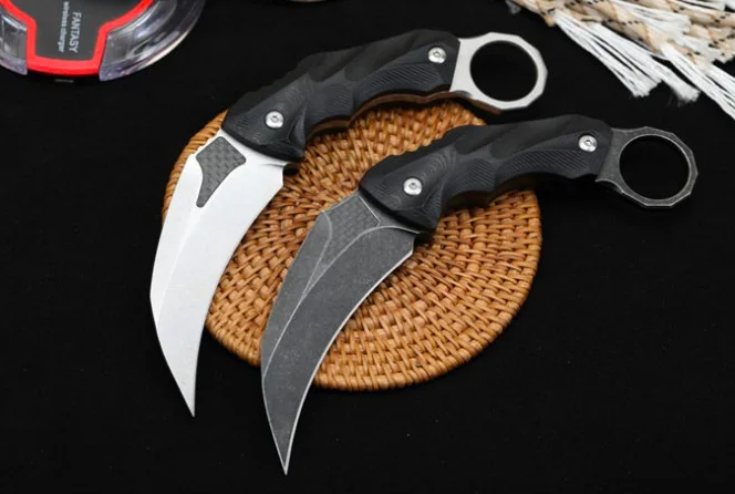 Mt Karambit коготь D2 лезвие G10 ручка прямой нож Кемпинг Охота выживания карманный