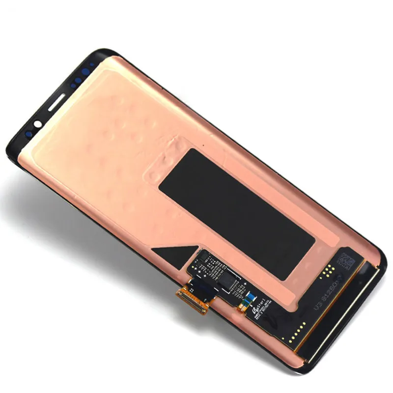 AMOLED Замена для SAMSUNG Galaxy S9 PLUS ЖК сенсорный экран дигитайзер без рамки G965 дисплей