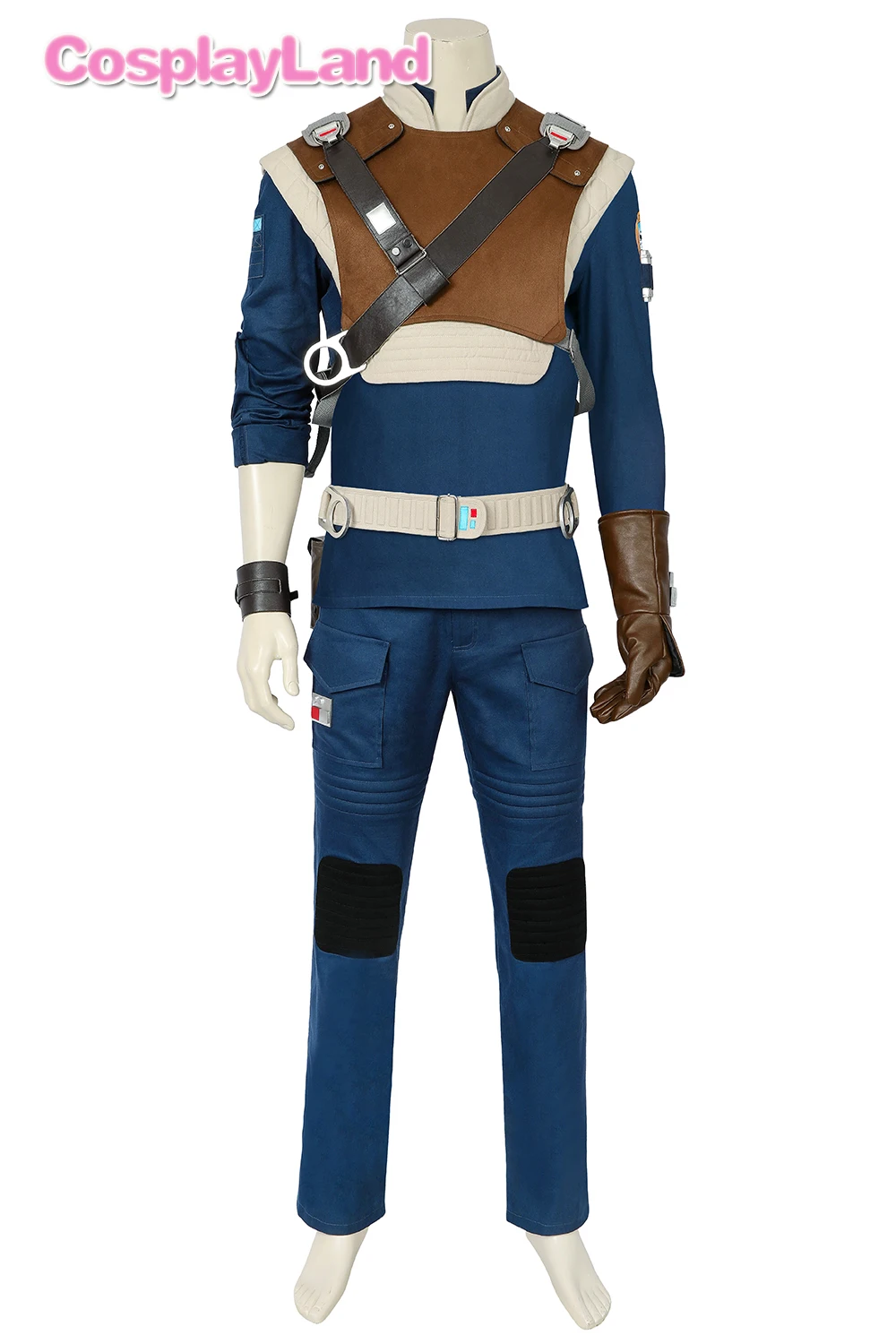StarWars Jedi Fallen Order Cal Kestis Cosplay Costume Halloween Party Costumes Super Men Battle Suit Costume