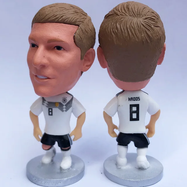 Cute Soccer Star Football Figure PVC Cake Decoration Doll 2020 Football Player Toys Fans Souvenir Birthday Gift Micro Landscape Kroos-GJ