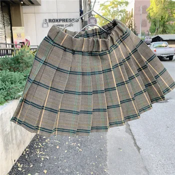 

2020 Korea Style Girls Plaid Skirt Spring Baby Girls Skirts 1-7 years