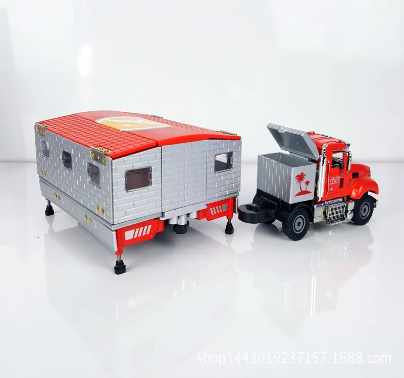 Новые продукты Cadeve 1: 50 однослойный сплав караван модель игрушки Роскошные Touring модифицированный складной караван трансформации