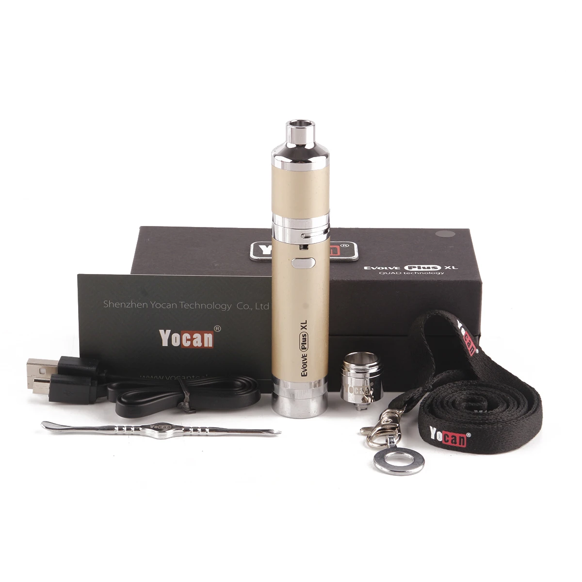 YOCAN Vape Pen Vax Kit 1400 мАч батарея Evolve PLUS XL испаритель коробка мод комплект Регулируемый
