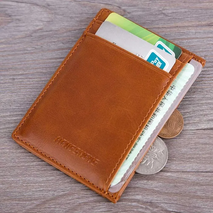 Мужской держатель для кредитных карт ID Card Mini Wallet Ручной Карманный чехол на молнии-OPK
