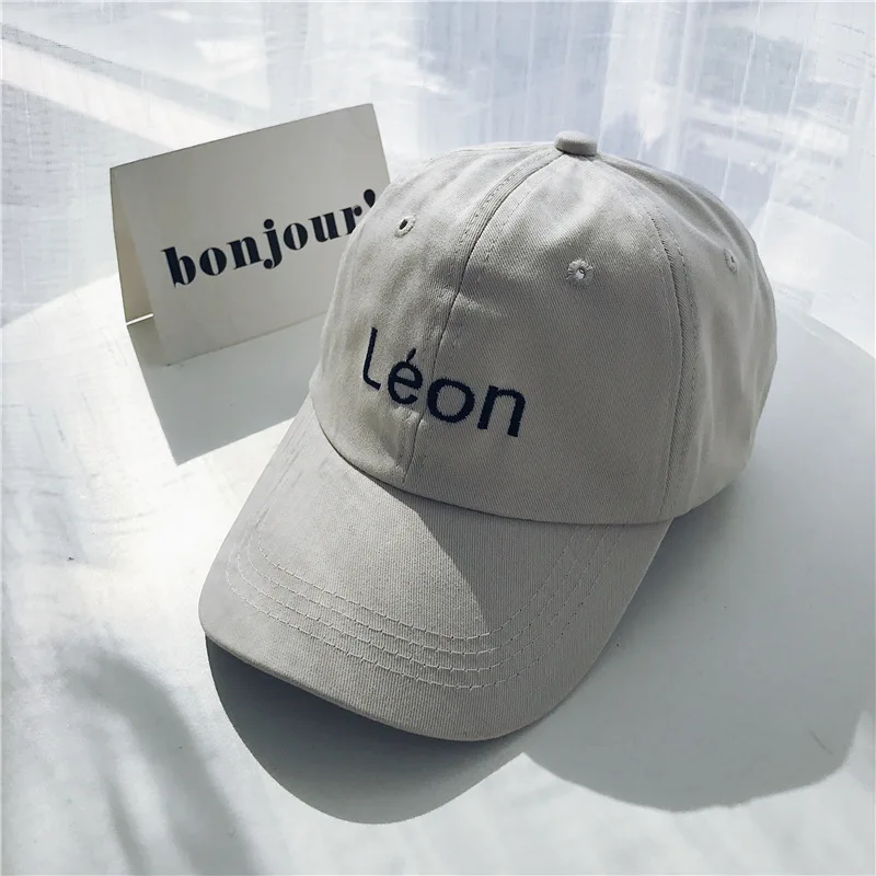 Snapback Hip Hop Baseball Cap High Street Embroidery Sun Hats Fluorescent green LEON High Quality Unisex Baseball Caps Orange (5)