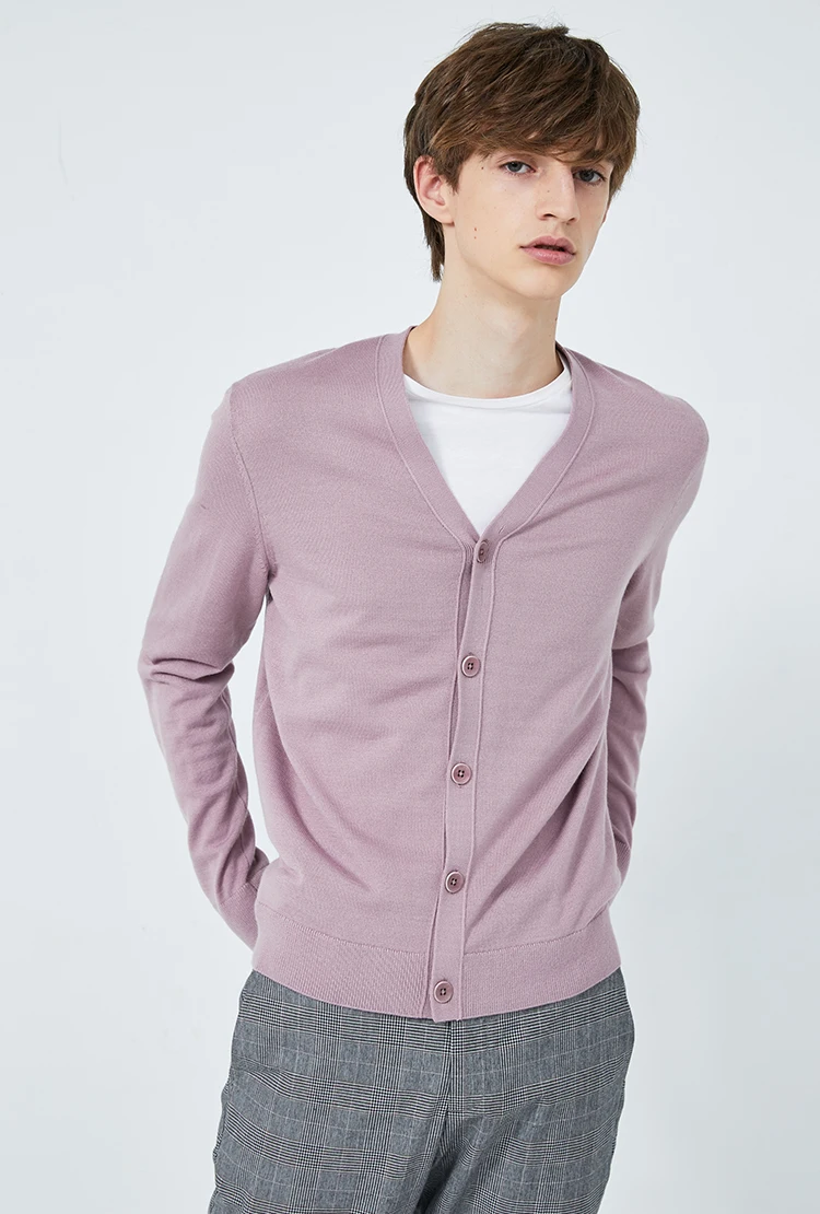 JackJones зимний мужской шерстяной кардиган с v-образным вырезом | 219424502
