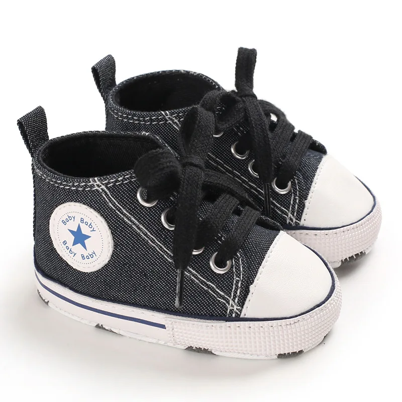 Новинка; обувь для маленьких мальчиков и девочек; обувь для новорожденных; обувь для первых шагов; Детские кроссовки с нескользящей мягкой подошвой; милая Повседневная парусиновая обувь для малышей