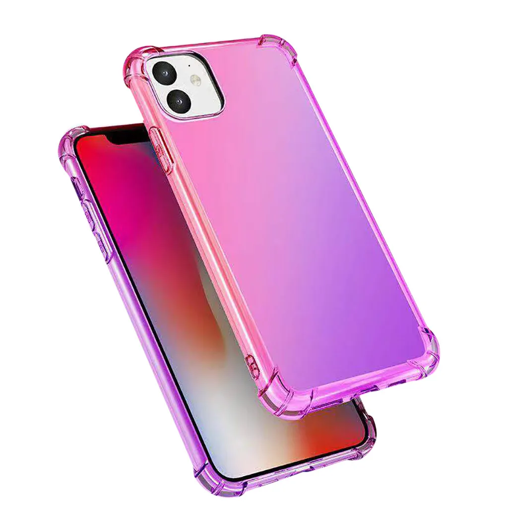 B Ouhaobin чехол для телефона для iPhone 11 ультра тонкий водонепроницаемый четыре угла анти-падение Чехол для iPhone 11 Pro для iPhone 11 Pro Max - Цвет: B