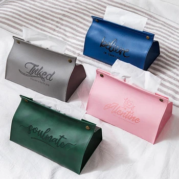 

Creative Simple Paper Box Home Living Room Toilet Table Car Storage Tissue Box Car Home Decoration Tissue Box