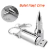 TOPESEL USB2.0 Metal Bullet Shape Flash Drive Portable Memory Stick