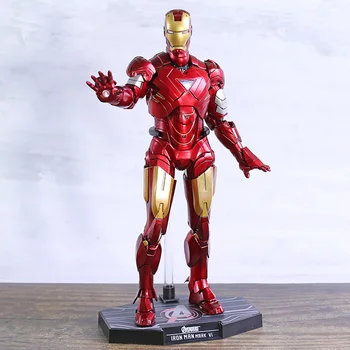 

Marvel Iron Man 2 Mark VI MK6 1/6 Scalecollectible Action Figure Model Toy with LED Light