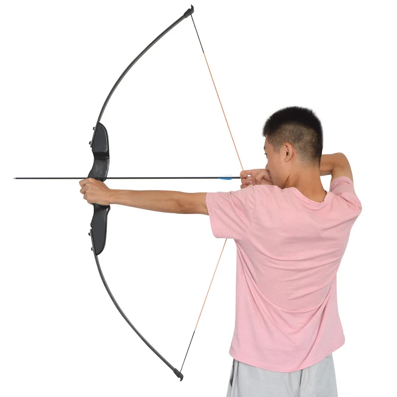Archery Straight Bow Split 53 Inches 40 Pounds Fiberglass Limbs Entry Bow for Training Archery Shooting supplies Accessories