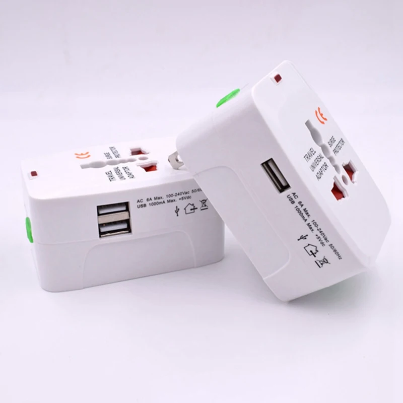 Универсальное зарядное устройство вилка адаптер с usb-разъёмом всему миру дорожные АС разъемы для Мощность Зарядное устройство, универсальное зарядное устройство с стандартов Австралии, США, Великобритании и евро-конвертер штепсельной вилки