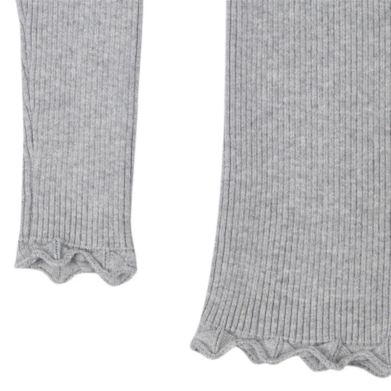 Г. Зимний свитер с высоким воротником для маленьких девочек; осенняя одежда для детей; пуловер для малышей; вязаные однотонные детские свитера; От 1 до 5 лет