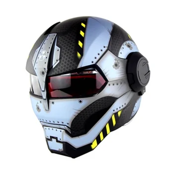 

Soman SM515 Iron Man Flip up Full-face Retro casco paracete motocicleta Motorcycle Helmet free shiping