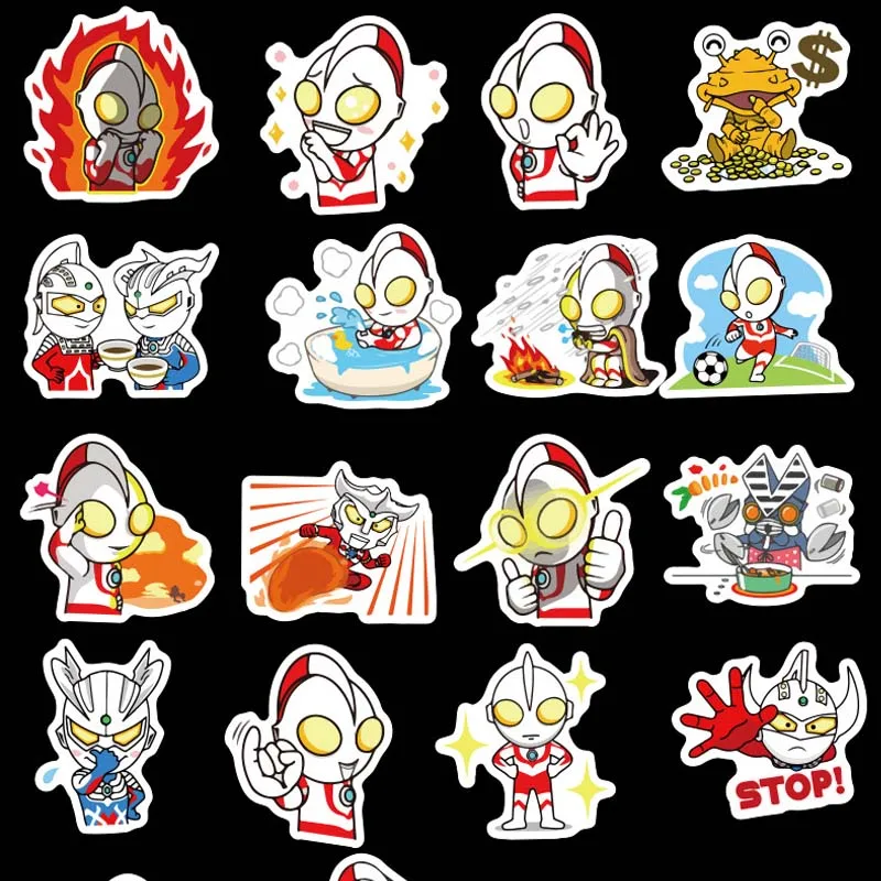 10 комплектов мультфильм Ultraman стикер s милый Altman водонепроницаемый стикер Дети DIY игры Классические игрушки-подарки