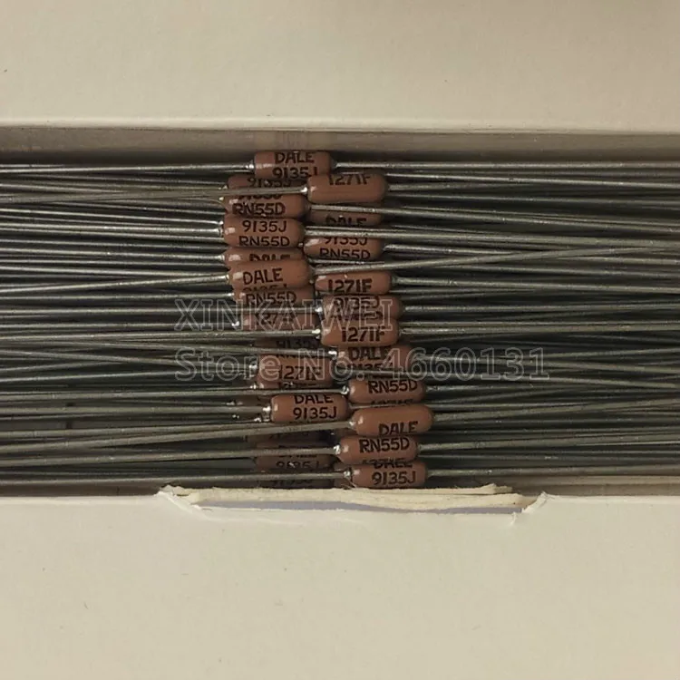 RN55D 1 27 K DALE 1/4W 0 25 W 1% металлическая пленка сопротивление 1271f может заменить 3 k |