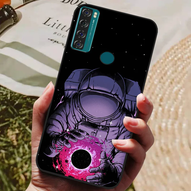 For TCL 20 SE Case Soft Silicone Phone Back Cover For TCL 20 SE TCL20SE TCL20 20SE Cases Coque for TCL 20SE  Fundas bumper Shell designer phone pouch Cases & Covers