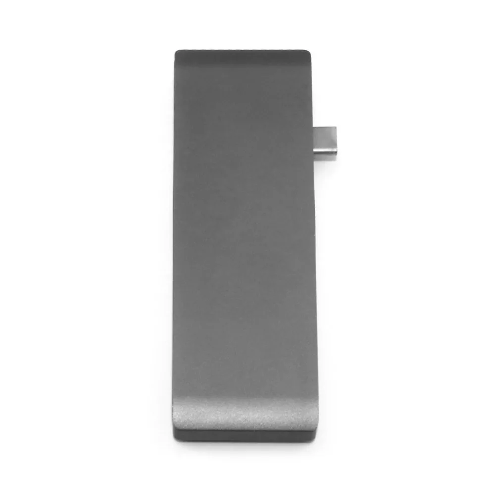Новейший 6 в 1 type-C концентратор 4K HDMI+ Dual USB 3,0+ type C+ безопасный цифровой+ TF кардридер порт комбинированный концентратор адаптер для ноутбука