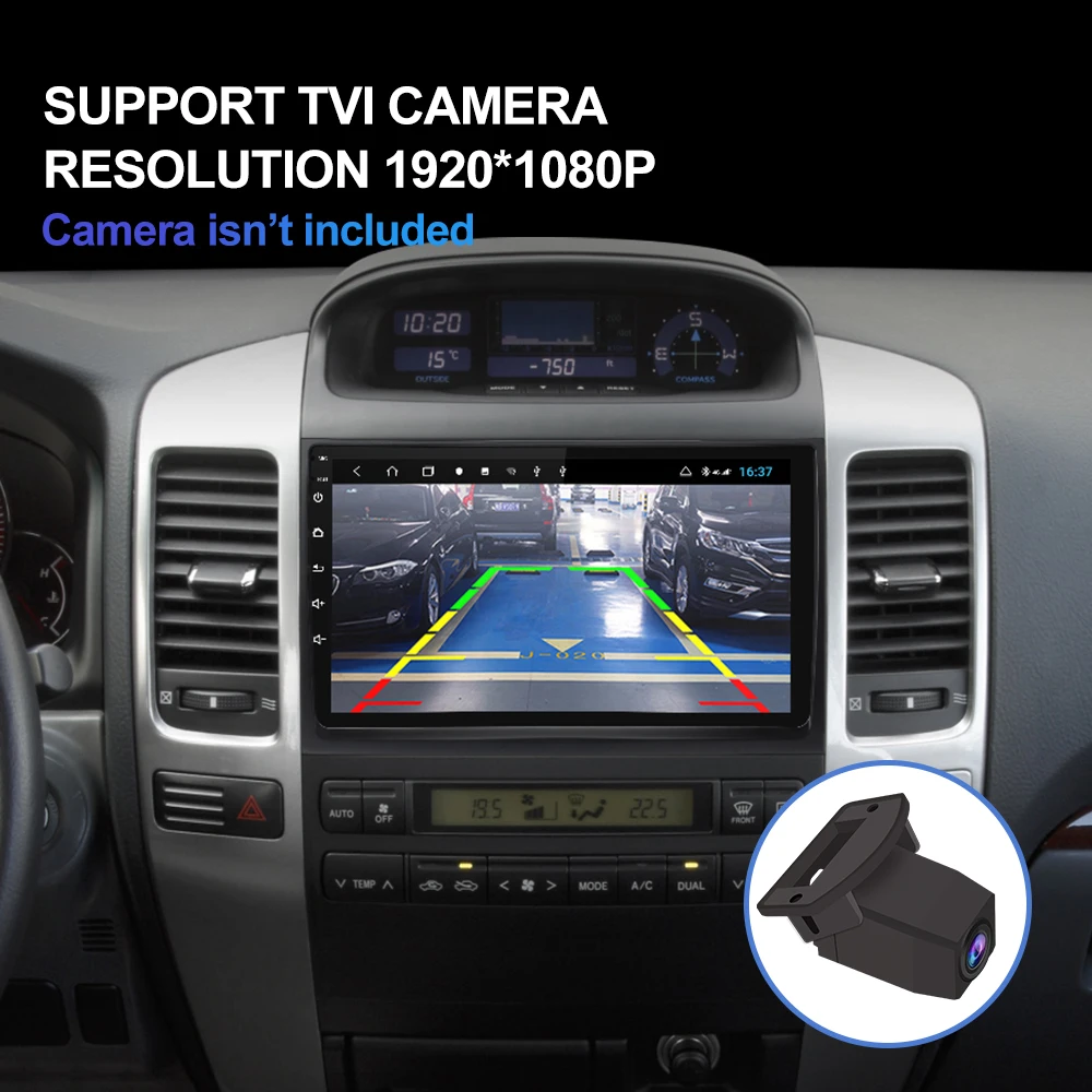 Pаспродажа Isudar H53 4G Android 1 Din Авто Радио для Toyota Prado 120 2004 2009 Автомобильный мультимедийный font b gps b font 8 ядерный ram 4 Гб rom 64 Гб Камера DVR 4G