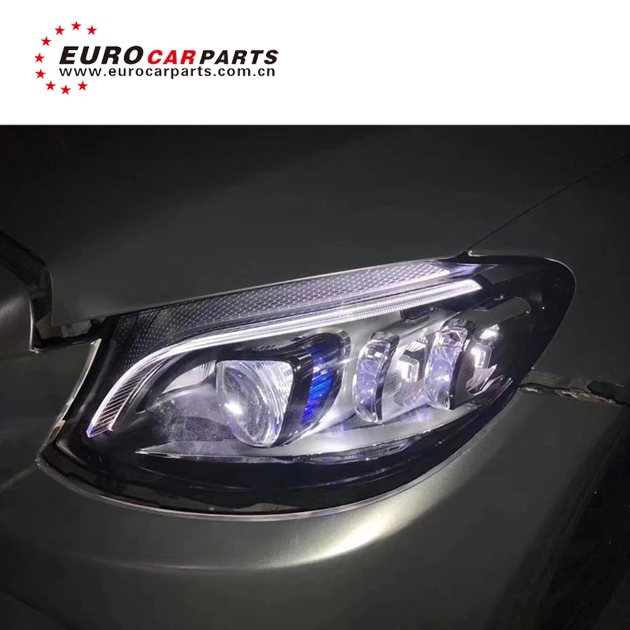 Стиль w205 C300 светодиодный налобный фонарь для w205 C180 C200 C260 C300 светодиодный фонарик на голову до год