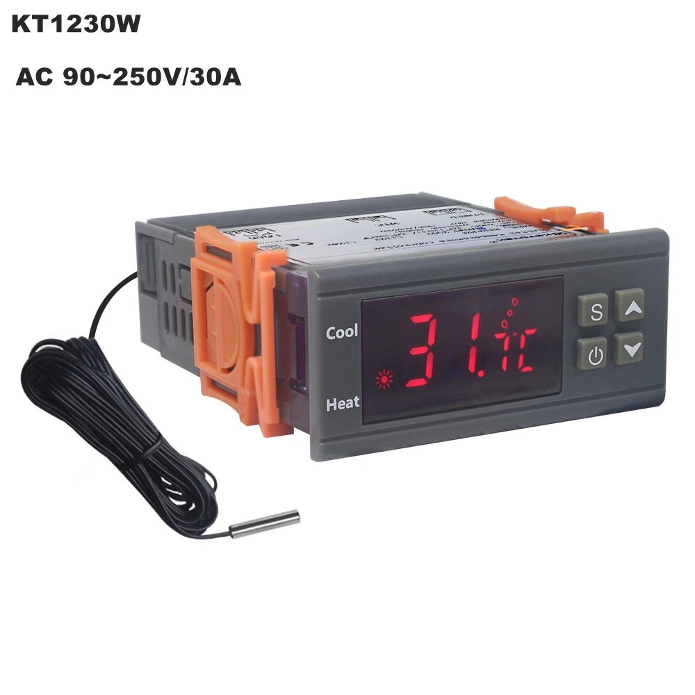 55°C~120°C Neu STC-3008 Digitale Temperature regler NTC Fühler Sensor Heat Cool 