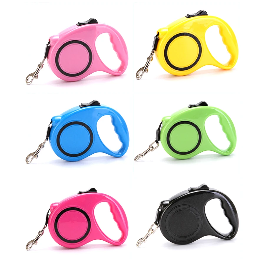 

3m-5m Retractable Dog Leash Automatic Roulette Flexible Pet Leashes Traction Rope Belt