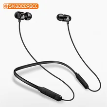 Магнитные наушники Bluetooth 5,0, беспроводные музыкальные спортивные умные наушники с голосовым управлением, гарнитура с шумоподавлением, объемным звучанием, HIFI для iPhone