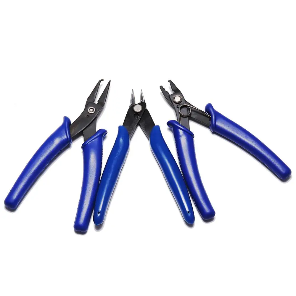 

Multifunction Split Ring Opener Pliers Jewelry Tool Beading Crimping Crimper Pliers With Mini Diagonal Pliers Hand For DIY Tools