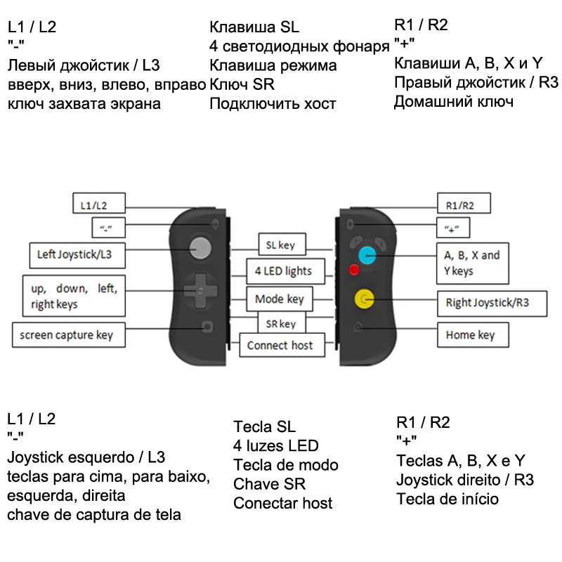 Проводной игровой джойстик с Bluetooth для беспроводного управления Nintendo mound Switch Control