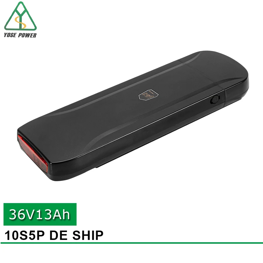 Electric Bike Original Phylion Akku Rear Rack eBike Battery 13Ah 36V