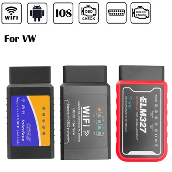 

For VW Golf Passat Scirocco Jetta Polo Tiguan Touran Touareg Sharan ELM327 WIFI Scanner Automotive Diagnostic Tools Code Reader
