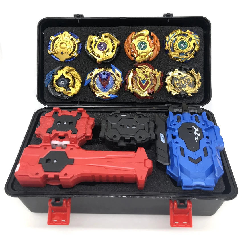 8 Golden-2 Takara Tomy Launcher Gold Beyblades Burst Arean Bayblades Bables набор коробка Bey Blade игрушки для детей Металл Fusion подарок - Цвет: 8 Golden-2
