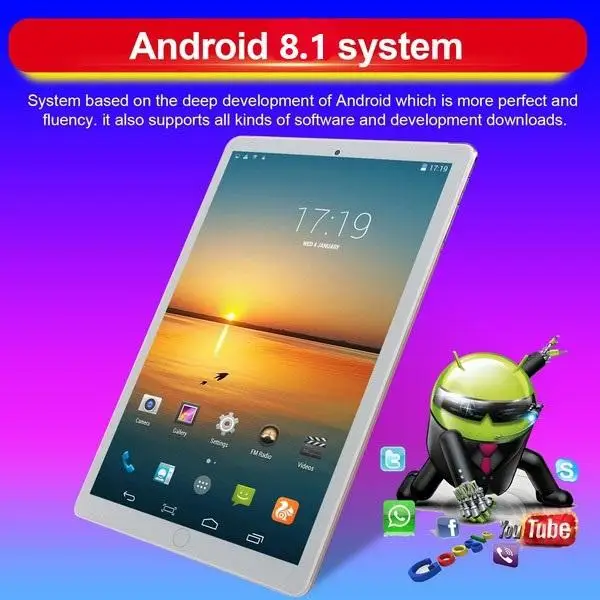 Планшетный ПК 2020 самая низкая цена планшетный 10 1 дюйма Android 8 Octa CoreTablet PC 6 ГБ 128 Гб