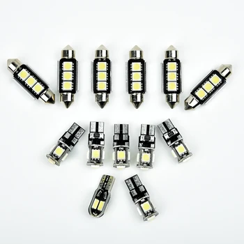 

Car LED Light Auto White Bulbs For MK5 MKV Golf 2003-2009 13pcs Accessories