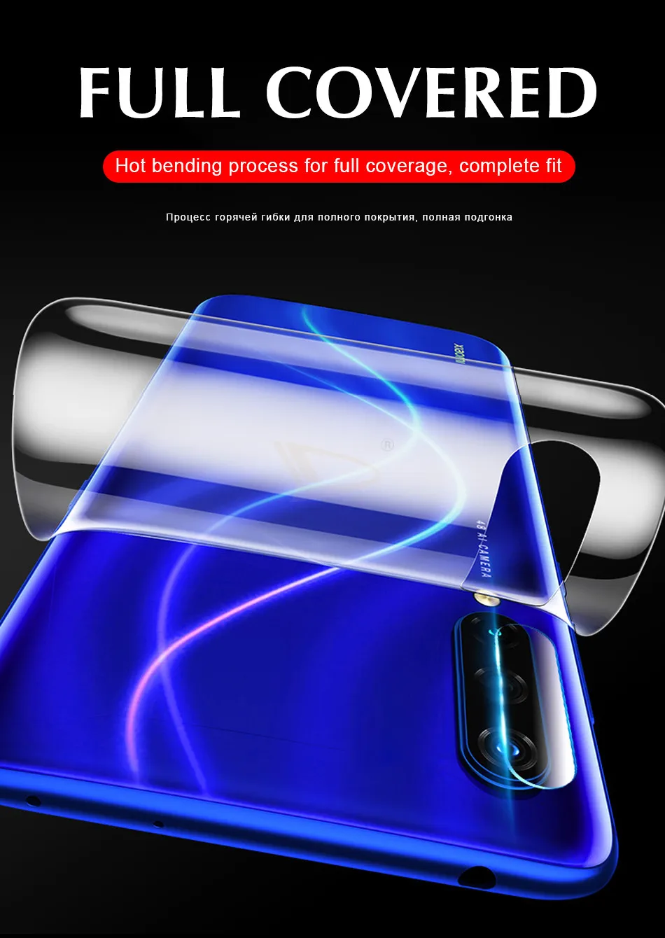 100D Передняя Задняя полностью покрывающая Гидрогелевая пленка для Xiaomi Mi 9 SE 9T Pro A3 Lite CC9 E защита экрана мягкая защитная пленка не стекло