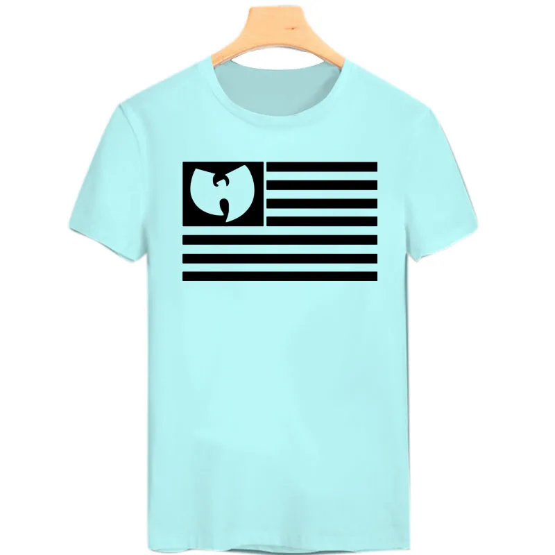 1blue WU TANG футболка Wu Tang клановая футболка в стиле хип-хоп Футболка WU TANG хип-хоп Музыка Charlie коричневый 2PAC рэп DJ крутая футболка - Цвет: 1blue