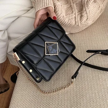 

Bags women's bag 2020 new style crossbite shoulder bag chain fashion bag
