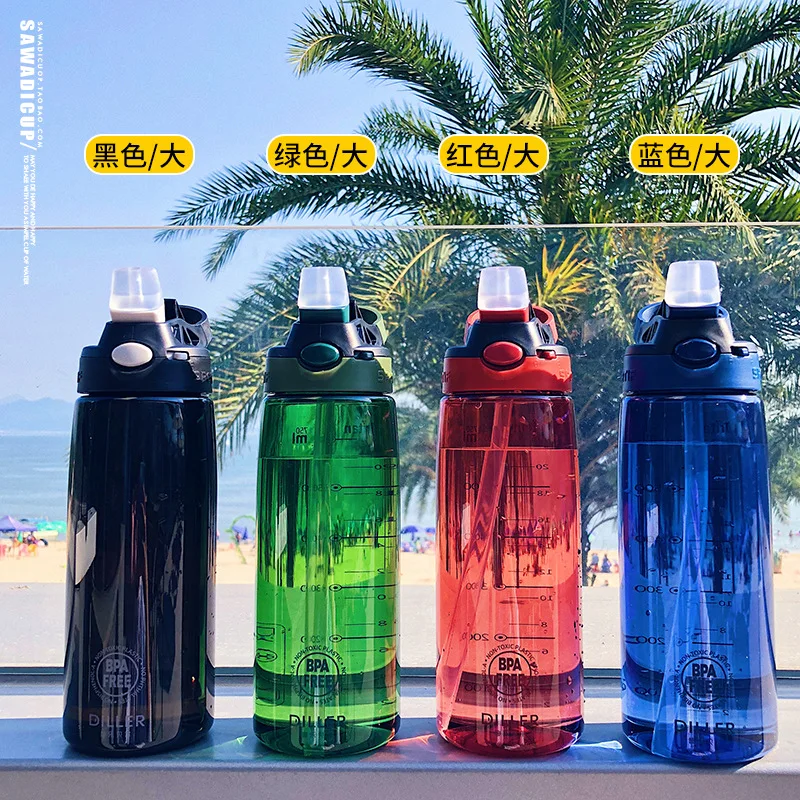 Creative Sports Large Capacity Plastic Bottle Fitness Pipette Bottle with Hand-held Portable
