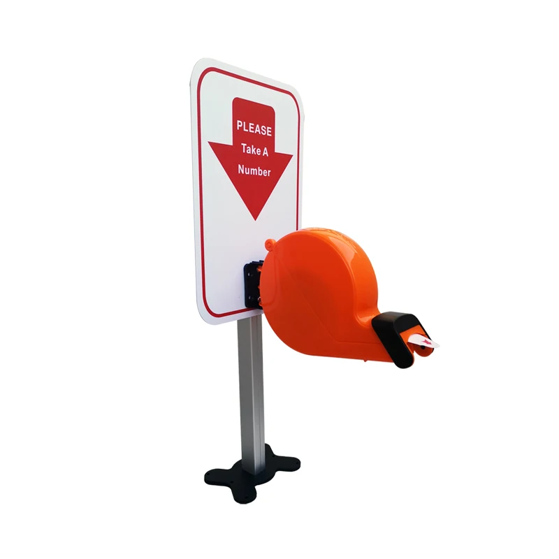 orange with 2 digit Ycall красочный поворот o matic, пожалуйста, возьмите номер билетов Диспенсер машина для системы управления очередью - Цвет: orange with 2 digit
