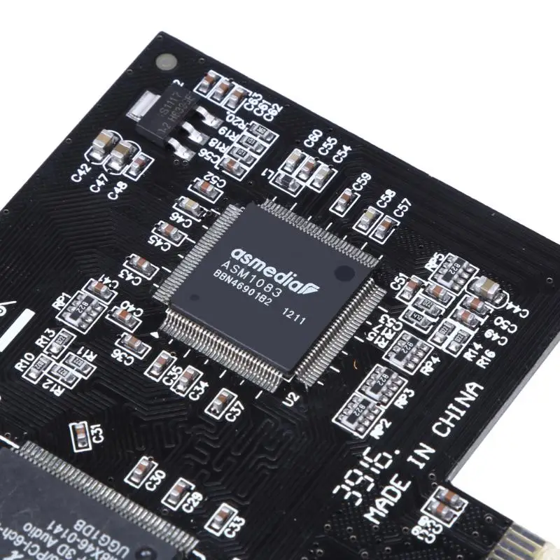PCI Express x1 PCI-E 5.1ch CMI8738 чипсет аудио цифровая звуковая карта