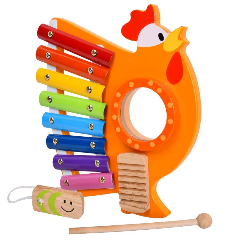 Wooden Musical Instrument Toys For 1Years Old Up Children Hand On Piano
