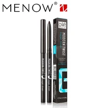 MENOW P201 натуральные маленькие Копченый из водонепроницаемого материала с защитой от пота, подводка для глаз, гелевая черного и коричневого цвета для макияжа глаз грубой подводка для глаз прочного легко носить