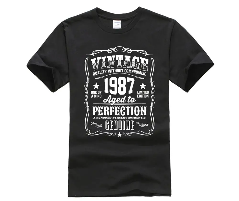 

Designer Tee Shirt Mens 2020 Made In 1987 30th Year Birthday Age Vintage Born Present T Shirt Designer Online Buy Mens T-Shirt