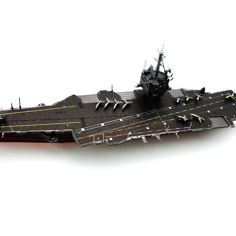 Piececool металлическая головоломка DIY собранная модель без клея 3D головоломка цветная предприятие самолет атомная энергия авианосец