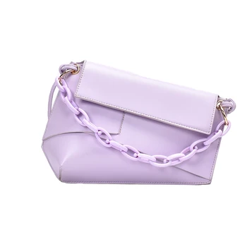 

Luxury brand Solid color fashion irregular shape women's Shoulder messenger bag purses and handbags bolsos para mujer women bag