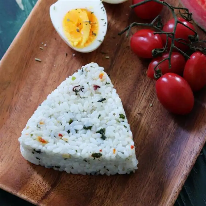 DIY треугольная форма для рисовых шариков антипригарная суши кухня морские водоросли форма для рисовых шариков сухие жареные морские водоросли формы для бенто(светильник зеленый